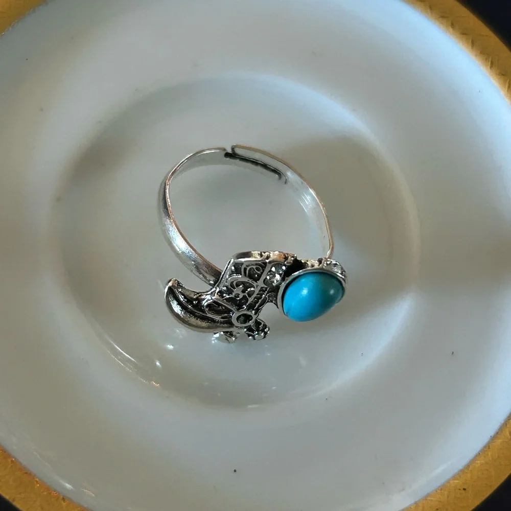 Cowboy Boot Ring